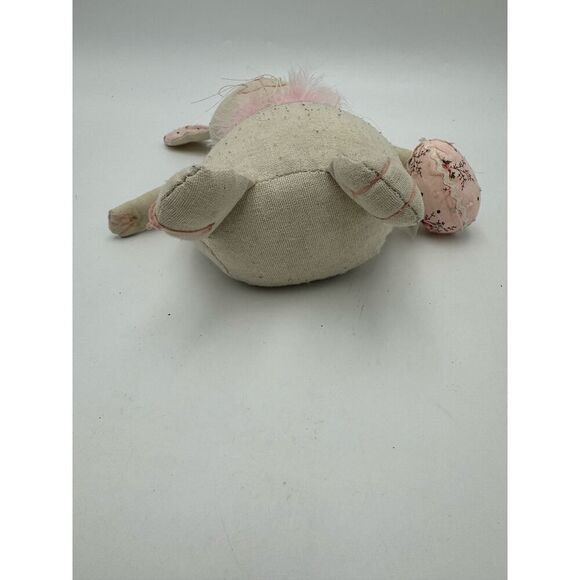 Kid's Bunny Rabbit Cuddly Facial Adorable Soft Easter Bunny Plush Toy Off-White - Picture 5 of 7